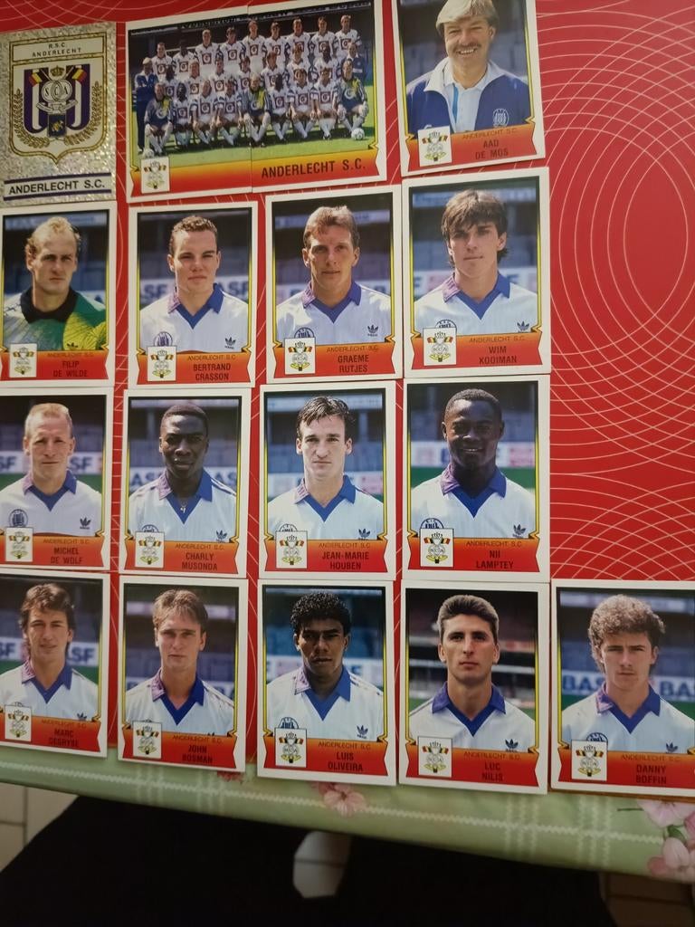 Stickers Anderlecht Football 92, Enlèvement ou Envoi