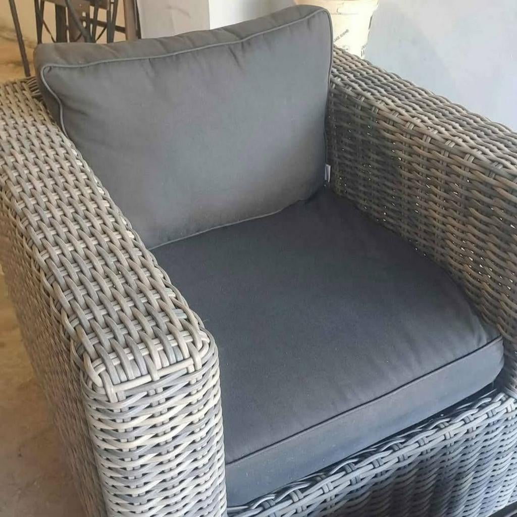 Coussins imperméables déhoussables pour 1 fauteuil de jardin, Ophalen
