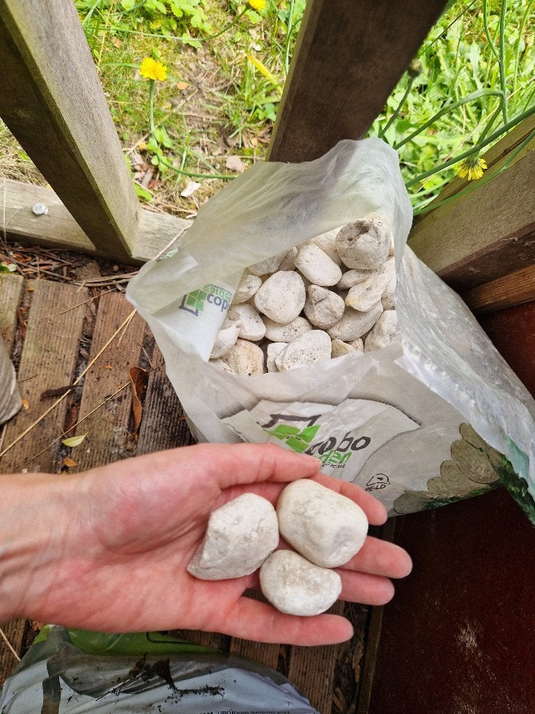 Carrara witte keien 40 kilo, Enlèvement, Comme neuf, Blanc, Rocher