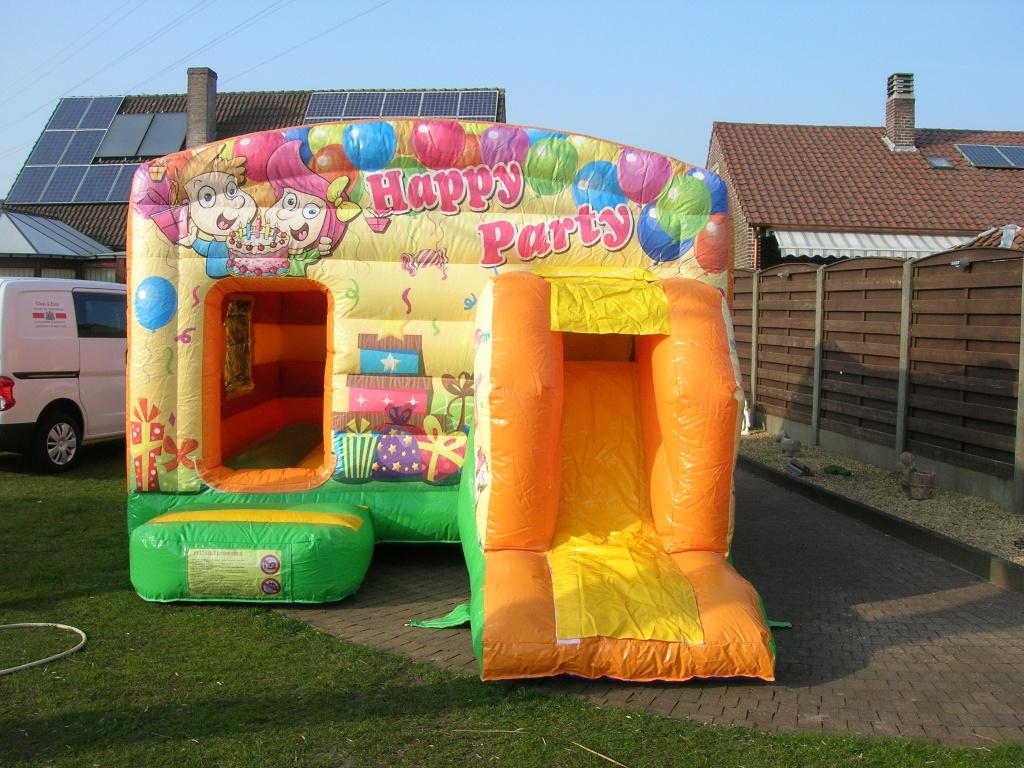 Reserveer uw springkasteel party voor feestzalen enz., Ophalen, Zo goed als nieuw