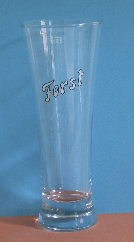 VERRE À BIÈRE FORST - EMAIL 919, Enlèvement, Utilisé, Verre ou Verres, Autres marques