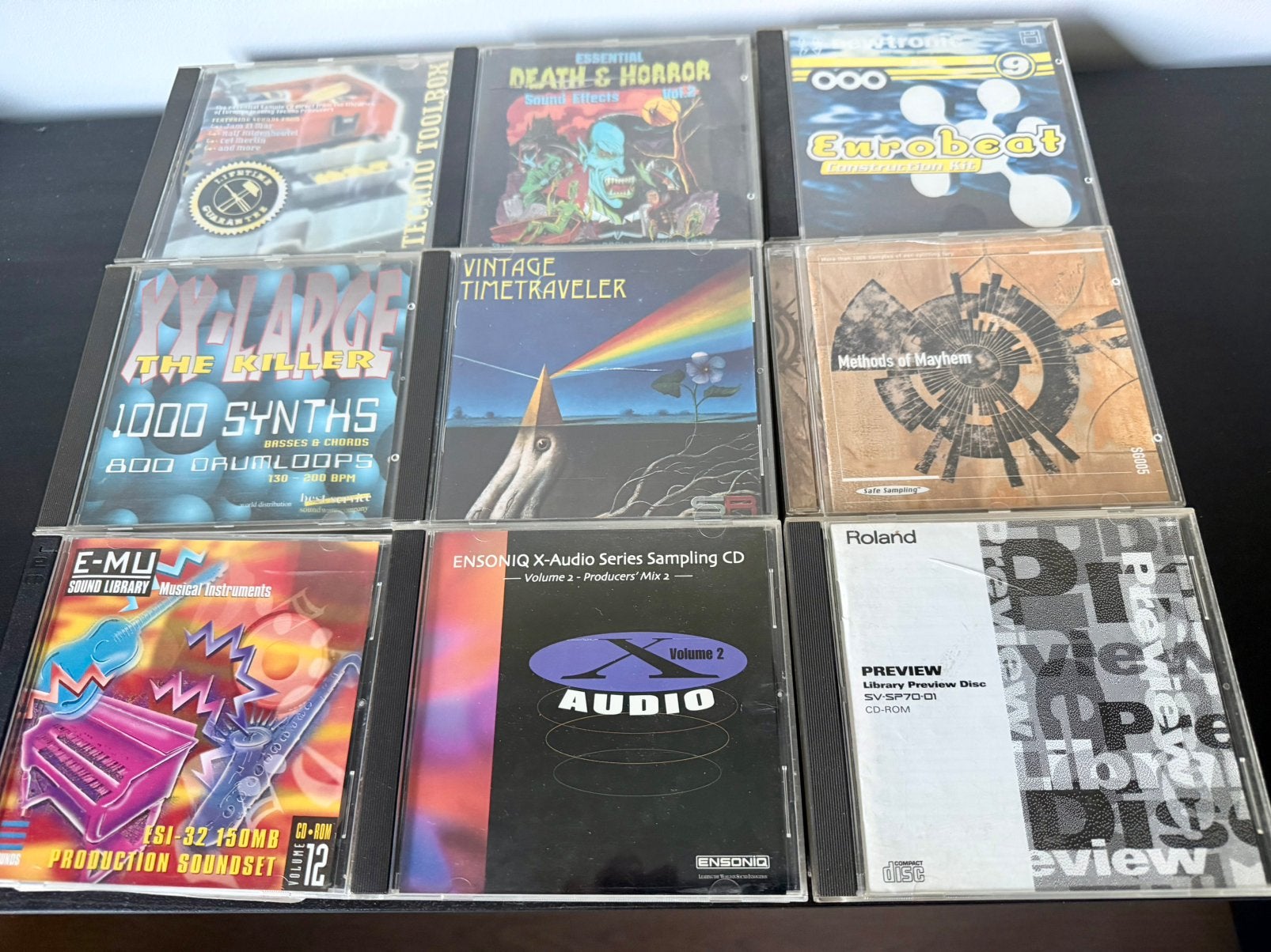 Collectie vintage sample cd’s, Muziek en Instrumenten, Samplers, Ophalen, Gebruikt