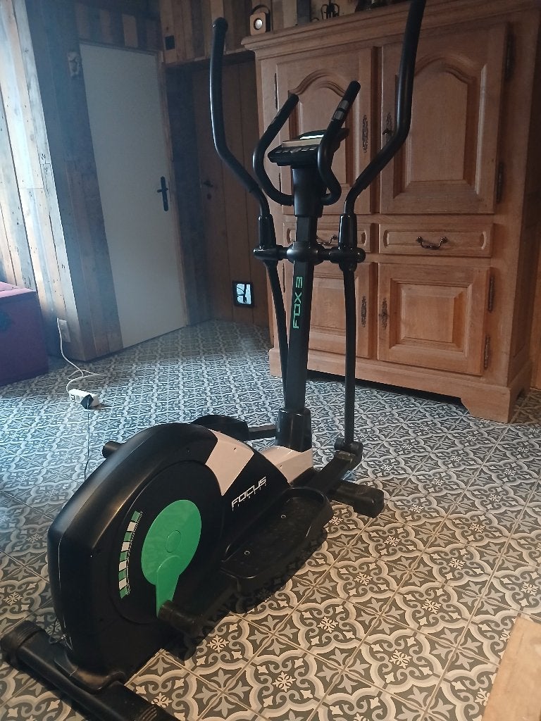 Crosstrainer Focus Fitness Fox 3 + hometrainer Optimum, Enlèvement, Utilisé, Métal, Vélo elliptique