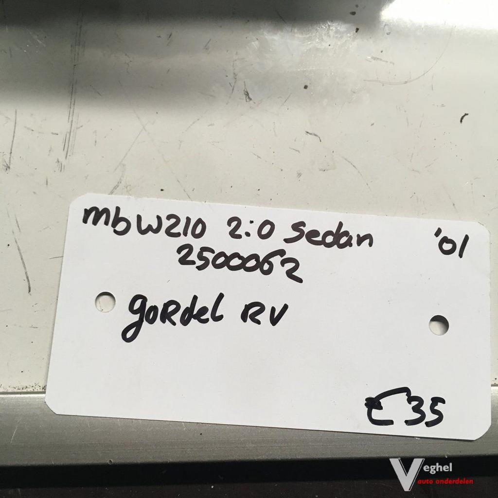Mercedes W210 2001  sedan   2500062    Gordel Rechtsvoor, Auto-onderdelen, Gebruikt, -, -, Ophalen of Verzenden