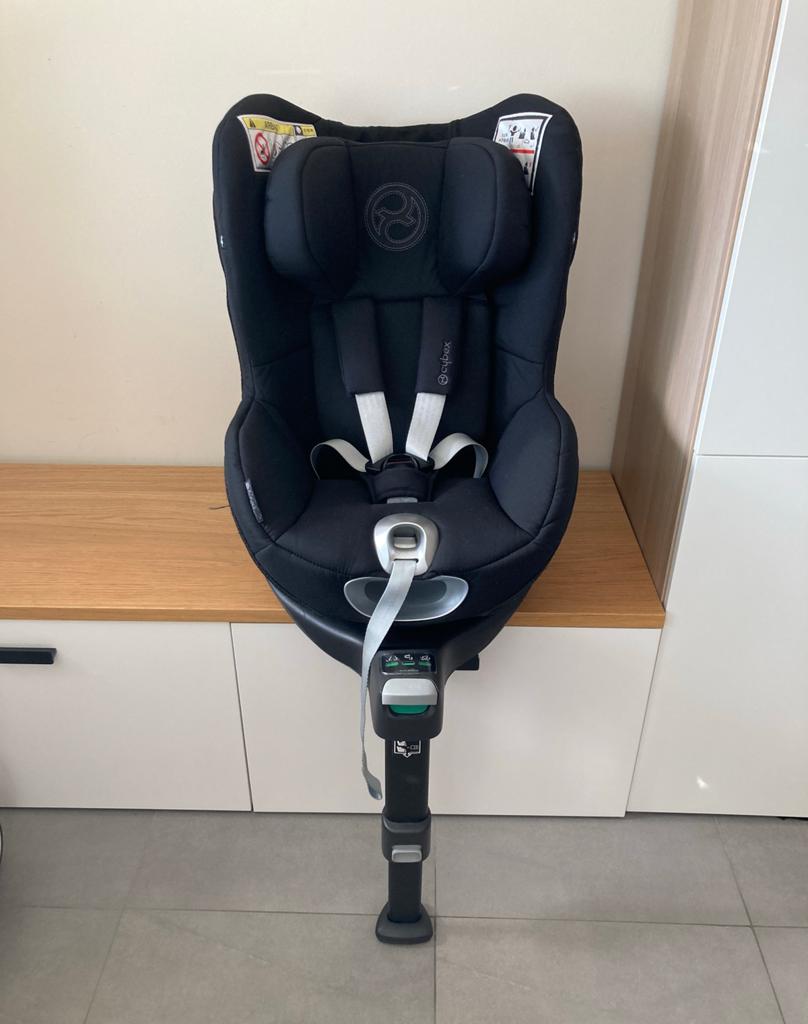 Cybex sirona z i size + base + beschermhoes, Verstelbare rugleuning, Gebruikt, 0 t/m 18 kg, Isofix