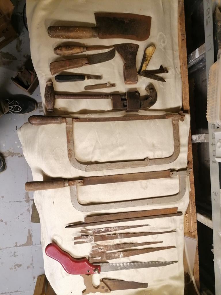 Lot de scies et outils de coupe, Bricolage & Construction, Enlèvement ou Envoi