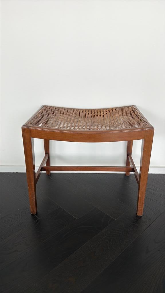 Engelse rotan kruk 1950, Ophalen, Gebruikt, Hout