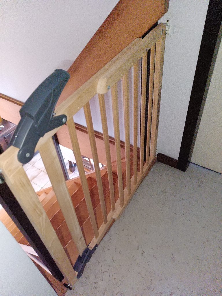 kinderhekje, Ophalen, 100 tot 115 cm, Zo goed als nieuw, Klemhekje