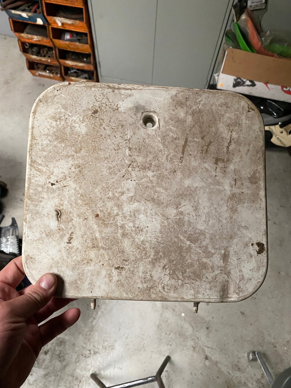 Plaque numéro cross vintage, Motos, Enlèvement ou Envoi