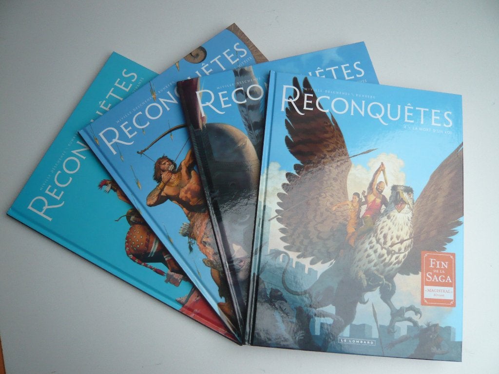 Bd RECONQUÊTES tomes 1 à 4 (EO état neuf) de RUNBERG, Complete serie of reeks, RUNBERG / MIVILLE-DESCHÊNES, Ophalen of Verzenden