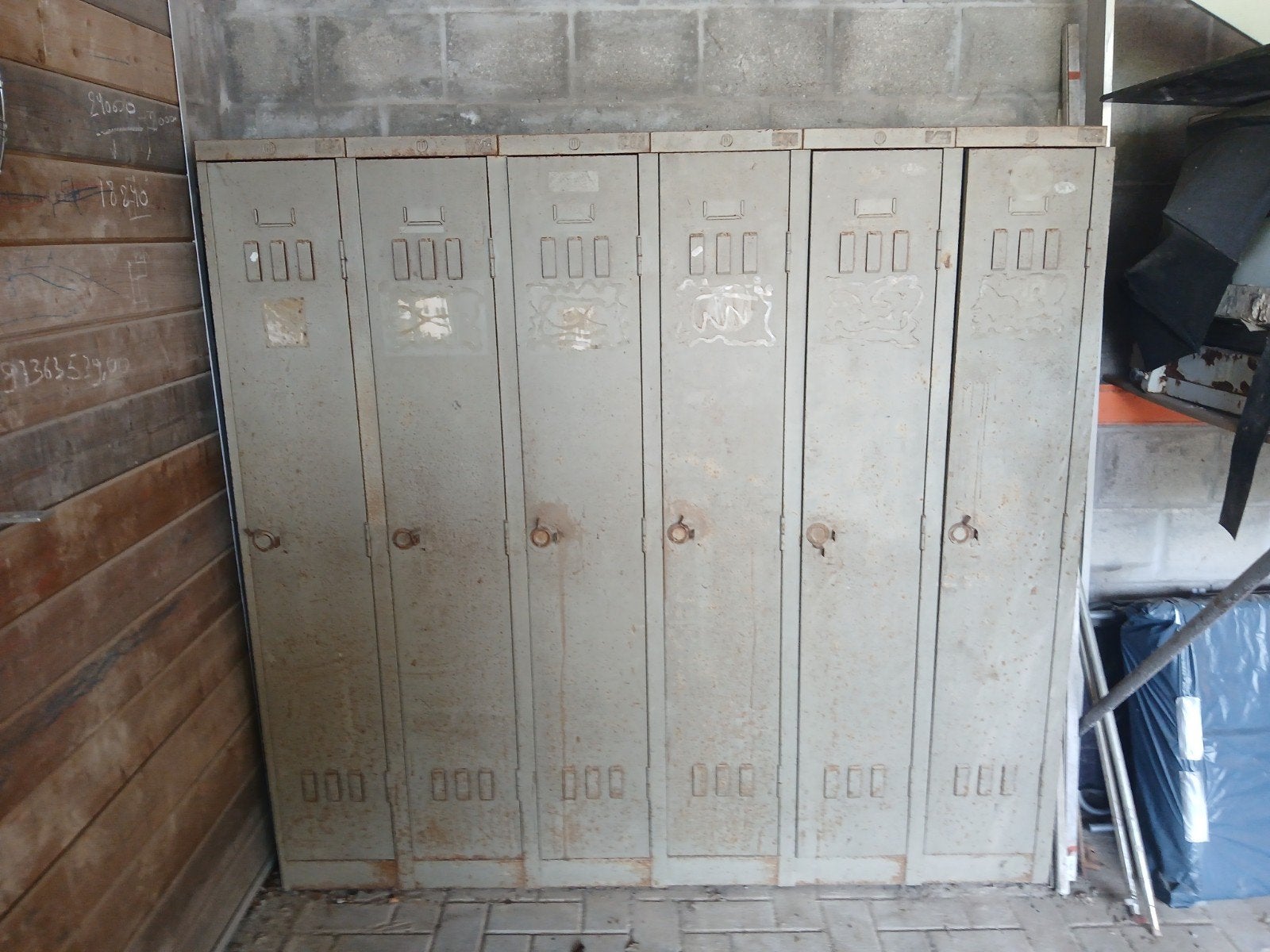 Metalen lockerkast, Huis en Inrichting, Ophalen, Gebruikt, Vintage