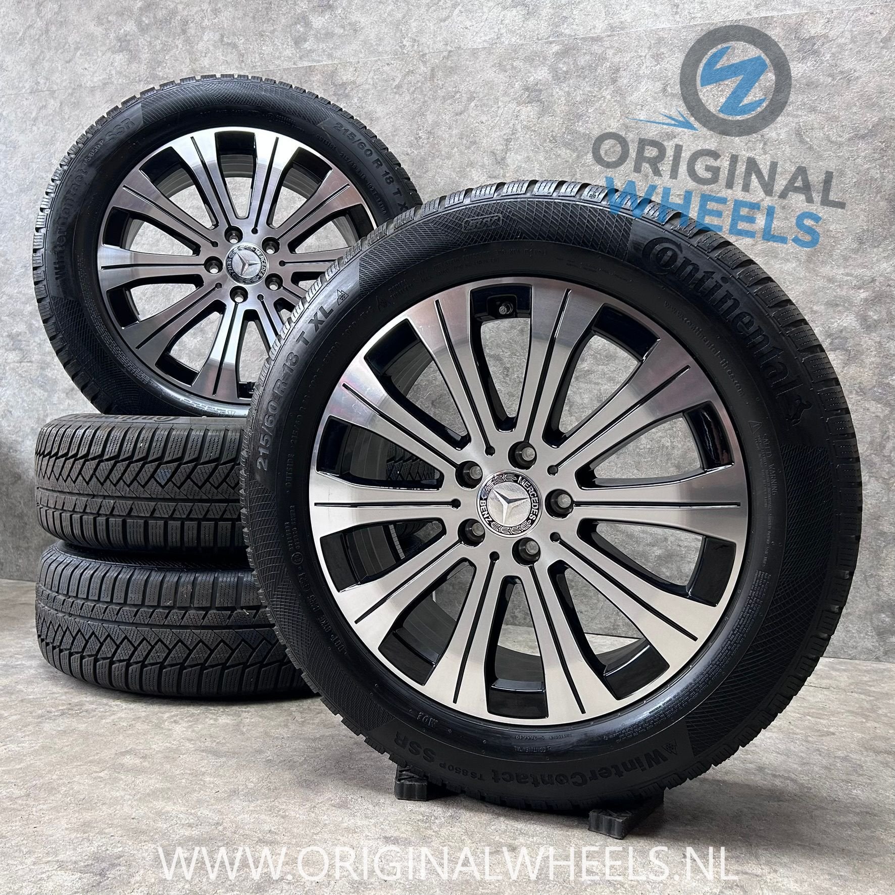 18 inch velgen + all season of winterbanden Mercedes EQA EQB, Auto-onderdelen, 18 inch, -, -, Banden en Velgen