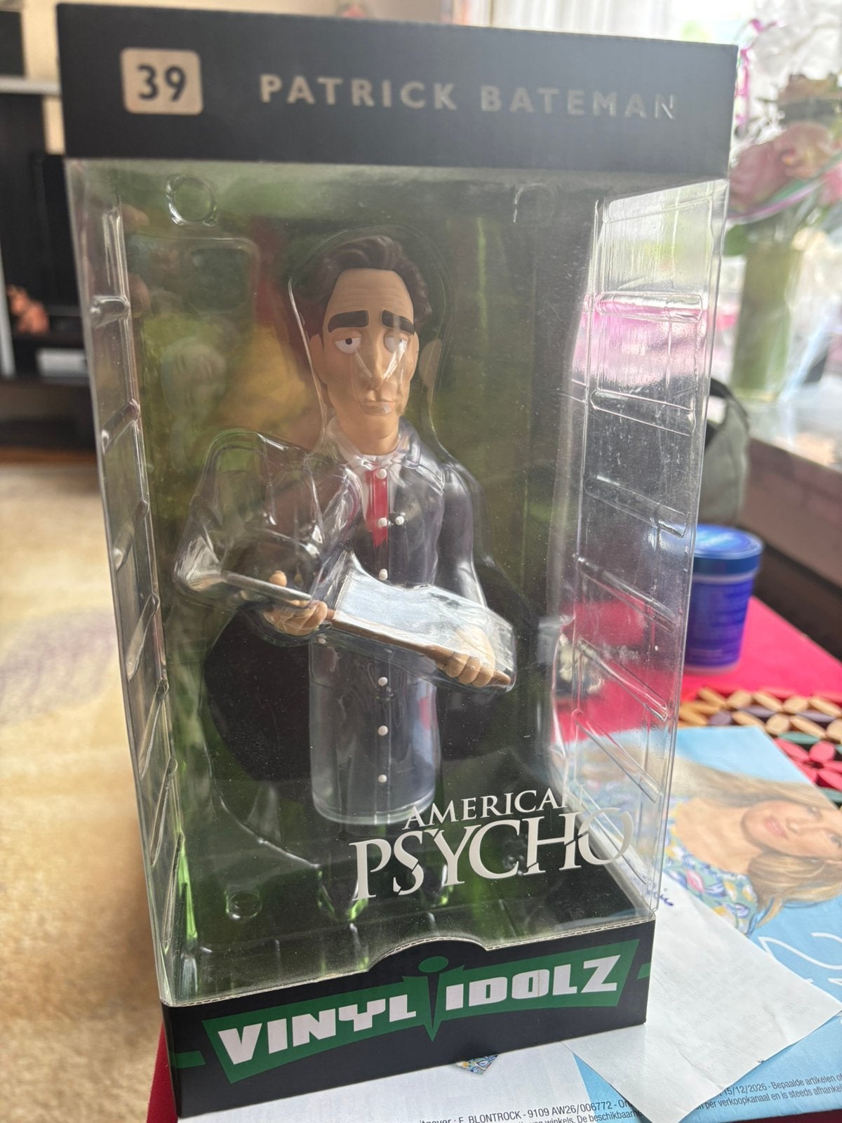 8 inch figuur Patrick Bateman American Psycho / Vinyl Idolz, Collections, Enlèvement ou Envoi