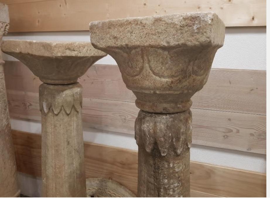 PILIERS ANCIENS, COLONNES DU XVIIIE SIÈCLE, 161 CM DE HAUT, Maison & Meubles, Enlèvement