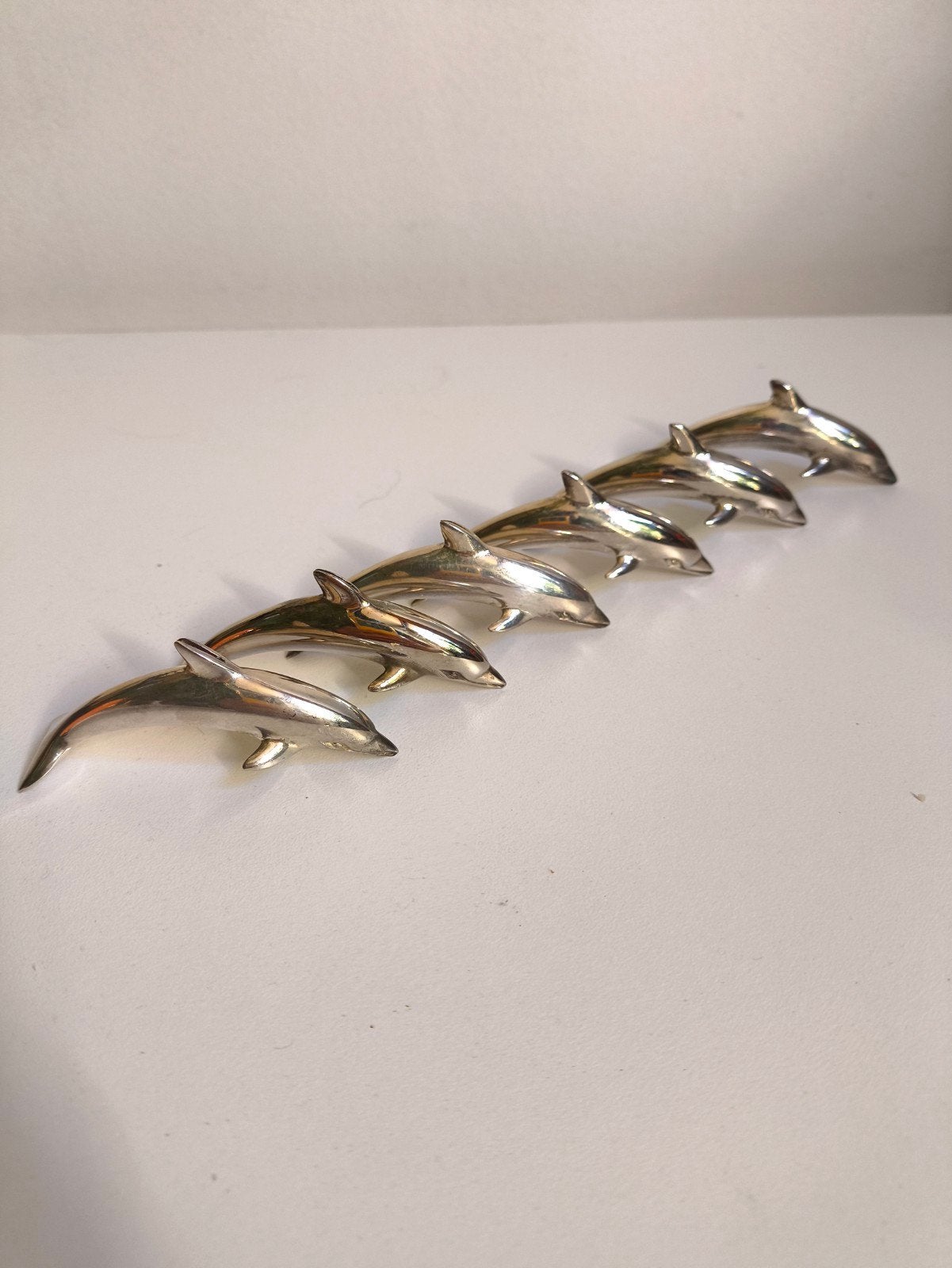 6 dolphin name cards or knife rests, Enlèvement ou Envoi