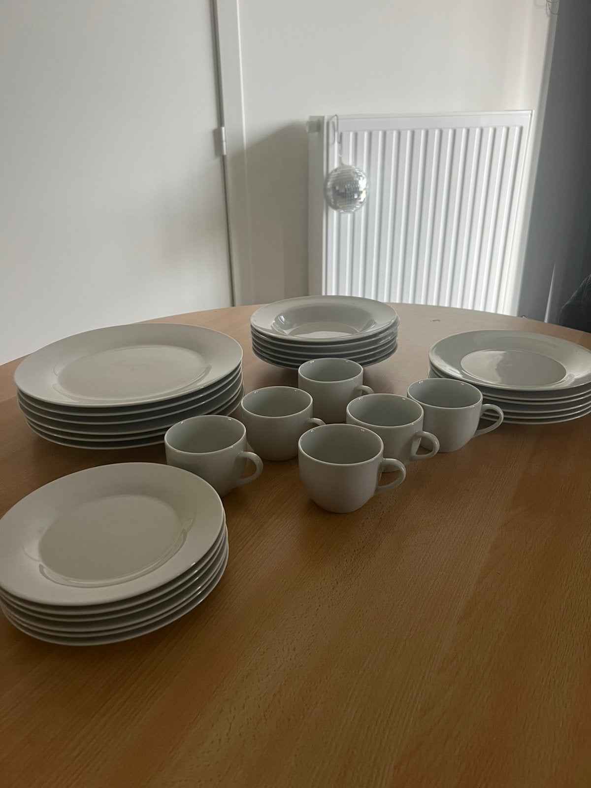 Complete serviesset voor 6 personen (30 stuks in totaal), Ophalen