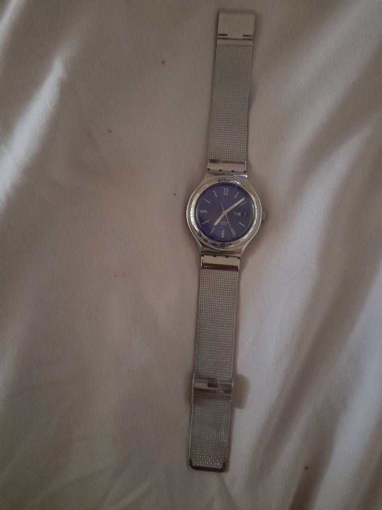 Swatch IRONY stainless steel, Staal, Gebruikt, Staal, Polshorloge