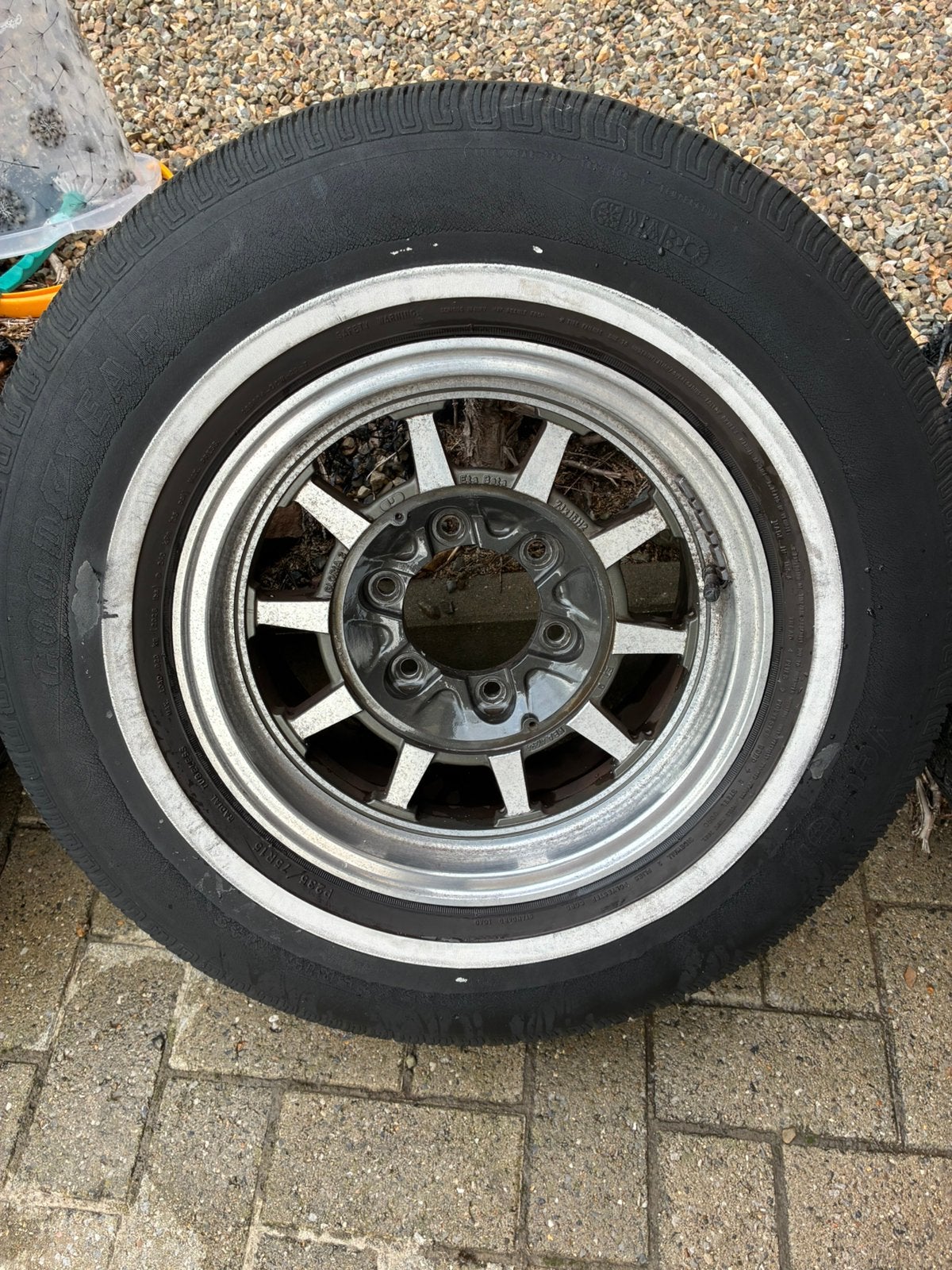 4x Klassieke Gloria 2 Velgen 15"+ Goodyear Banden 4x4, Auto-onderdelen, Banden en Velgen, Ophalen, Banden en Velgen