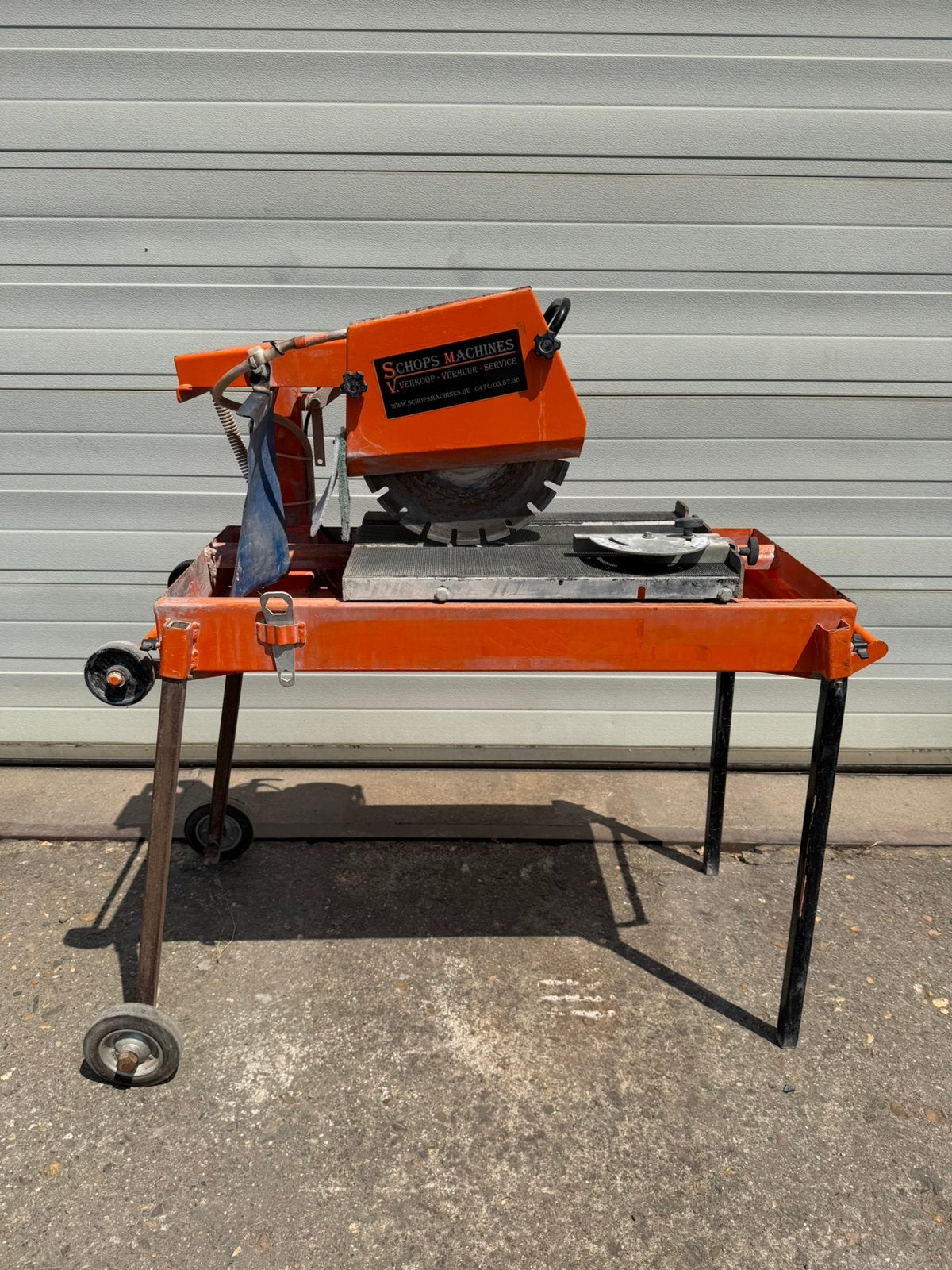 Diamantzaag tafelzaag 350mm, Doe-het-zelf en Bouw, Ophalen, Gebruikt, 1200 watt of meer, 70 mm of meer