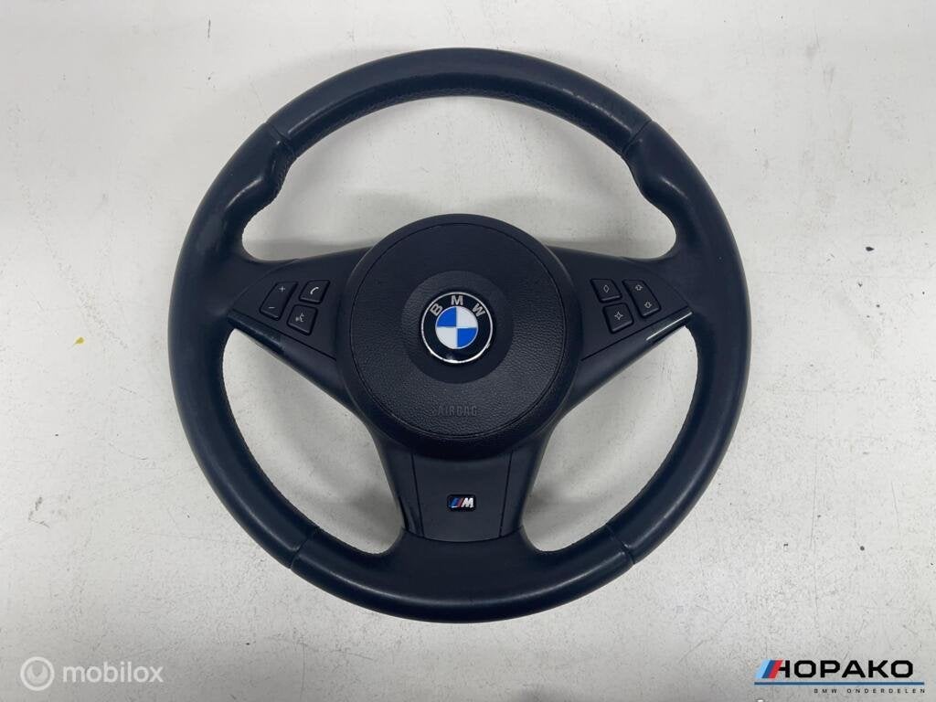 Stuurwiel M sport leder BMW 5 serie E60 E61 - startstop, Gebruikt, Einsteinlaan 5, rijswijk, Bmw, Ophalen of Verzenden