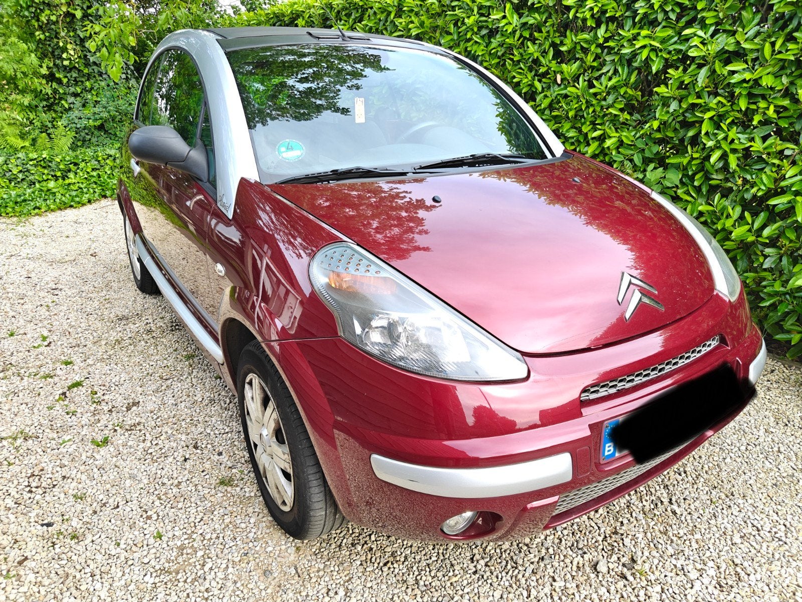 Citroen C3 Pluriel bwjr 2009, Auto's, Trekhaak, Te koop, Groen, C3