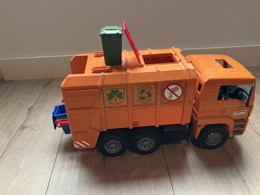 vuilniswagen, Ophalen, Gebruikt