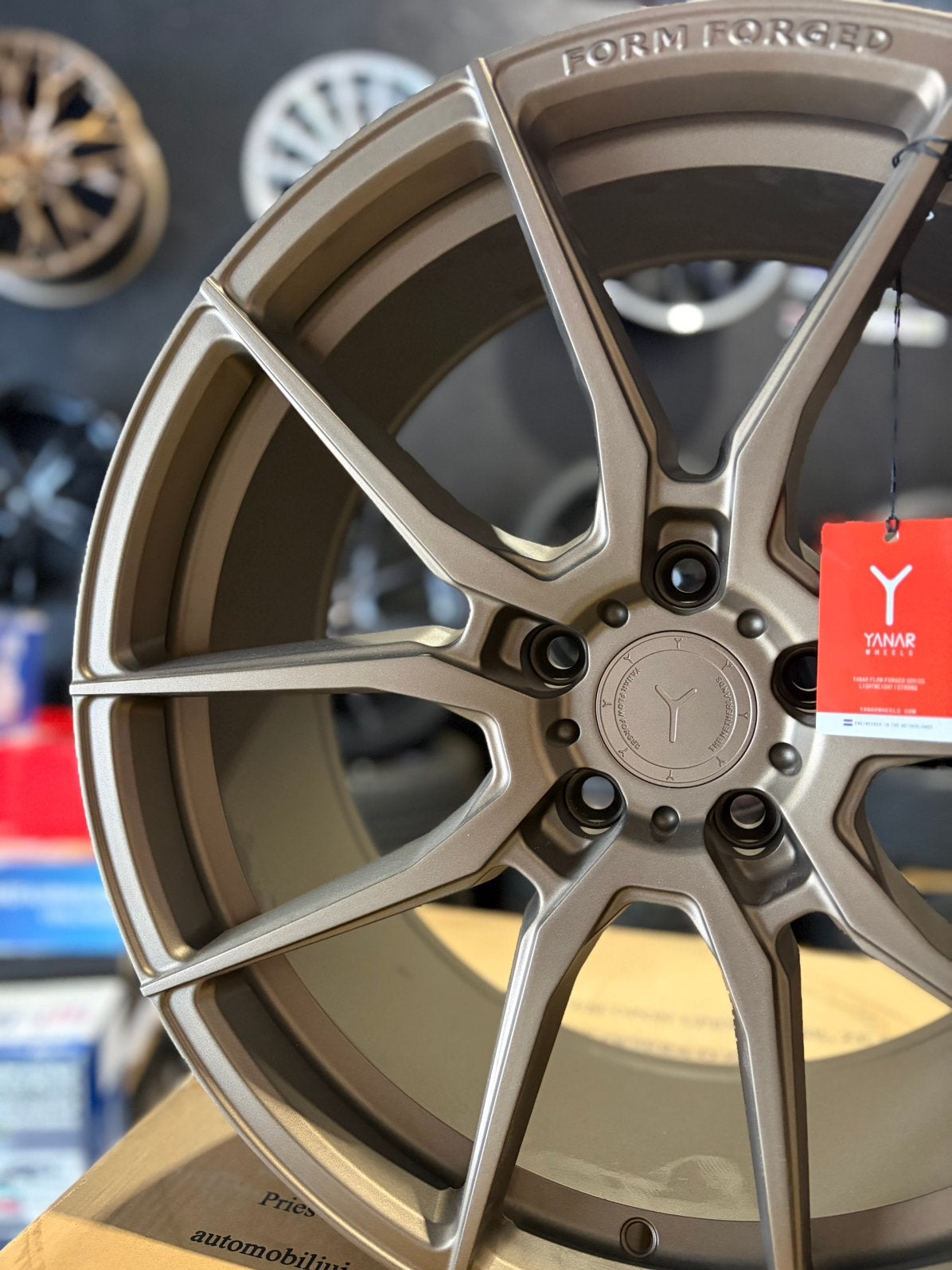 19” yanar wheels ff17 satin bronze, Ophalen