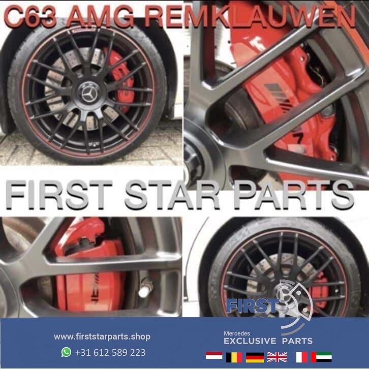 W205 C63 AMG Remtangen Set origineel Mercedes C Klasse 63 s, Gebruikt, -, Ophalen of Verzenden, -