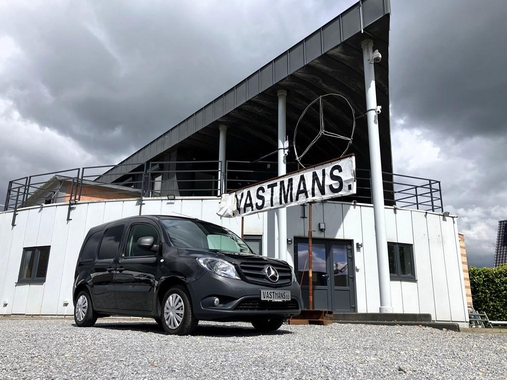 Mercedes-Benz Citan 109 13.885€ + BTW / 3 Zits / 35.145 km, Auto's, Mercedes-Benz, Monovolume, 95 pk, Start-stop-systeem, Zwart