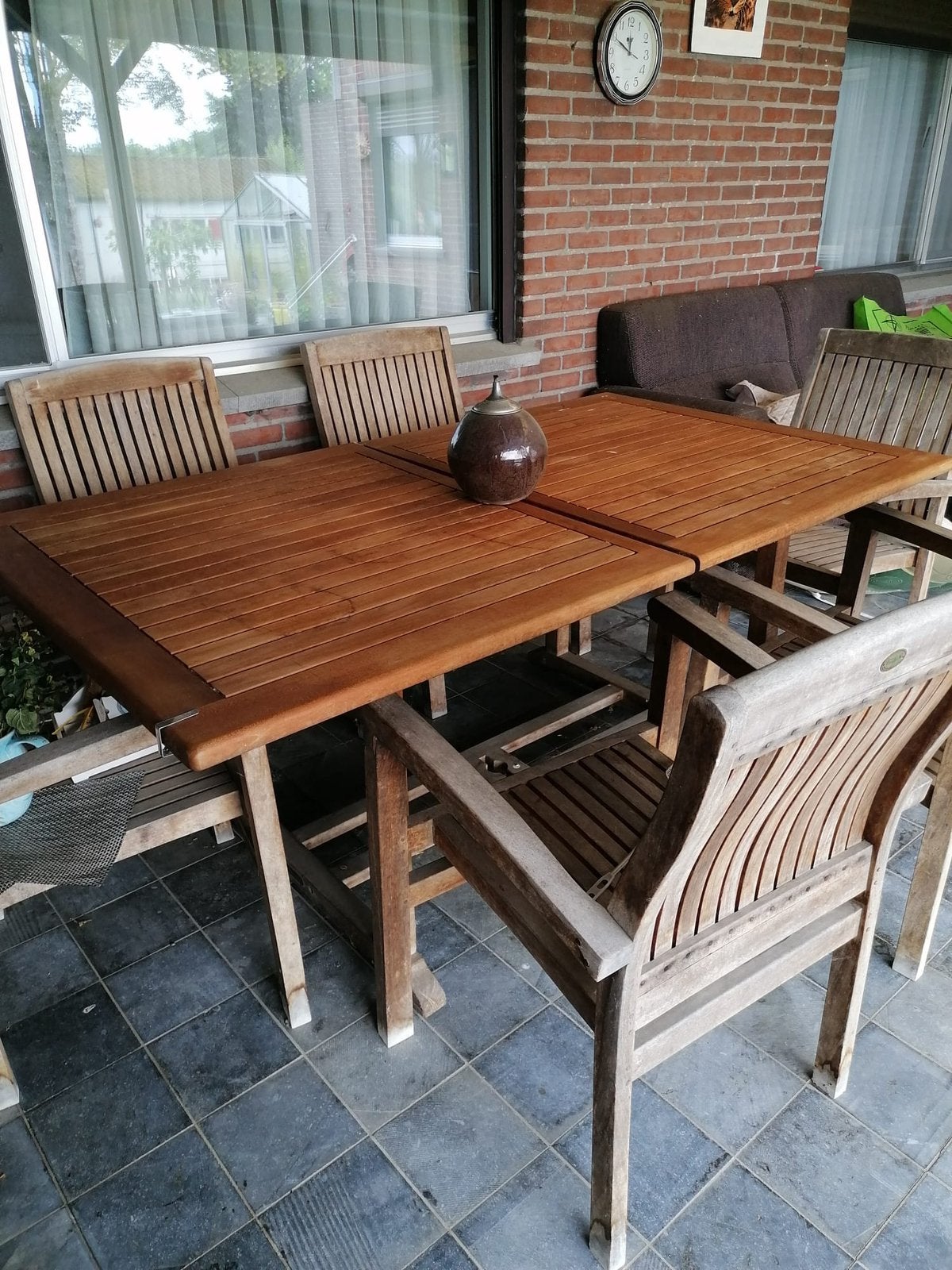 Tuinset, Ophalen, Gebruikt, Eettafel, Tuinset