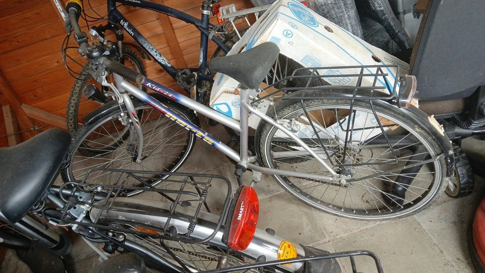 jongensfiets, Ophalen