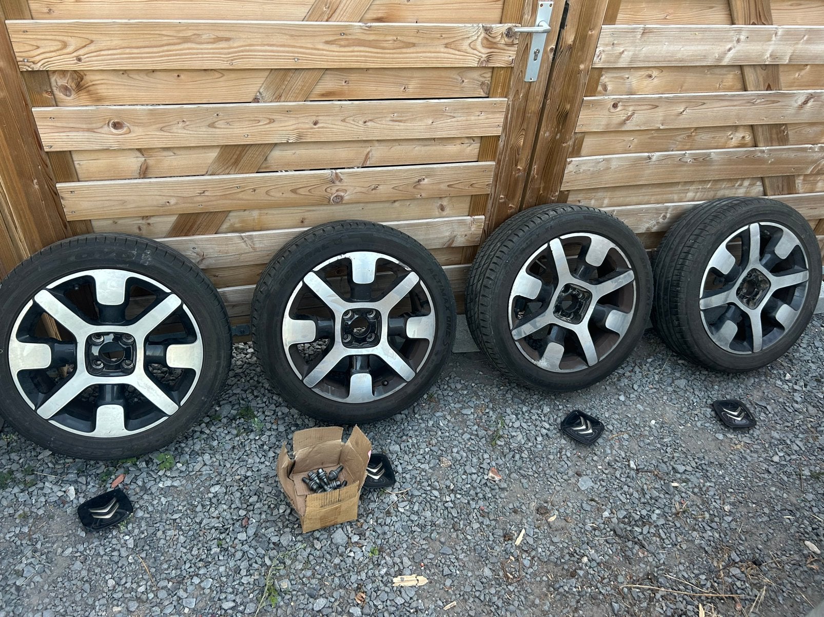 citroen cactus c4 velgen, Enlèvement, Utilisé, 17 pouces, Pneu(s)