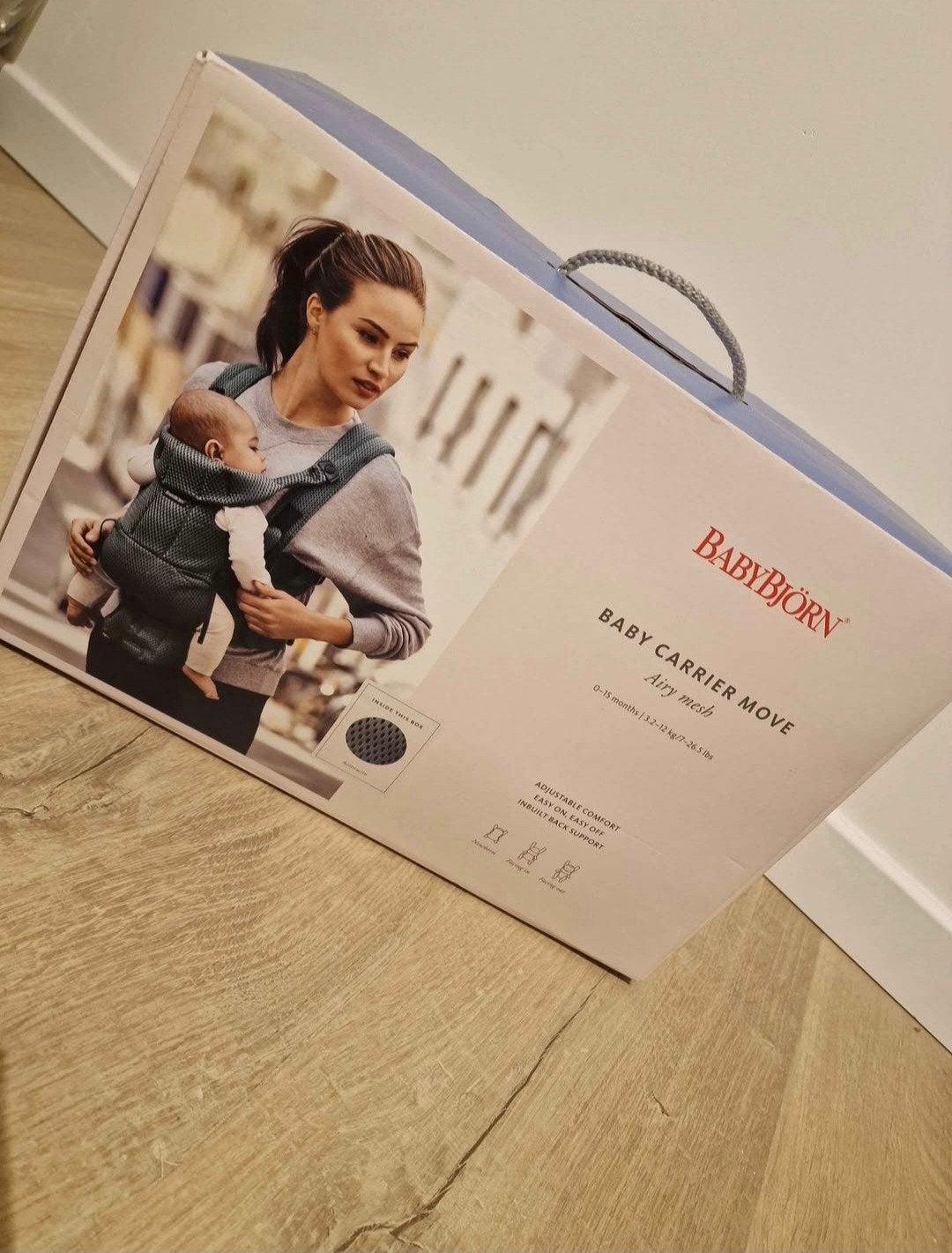 Draagzak Babybjörn (zo goed als nieuw!), Kinderen en Baby's, Babydragers en Draagdoeken, Ophalen, Draagzak
