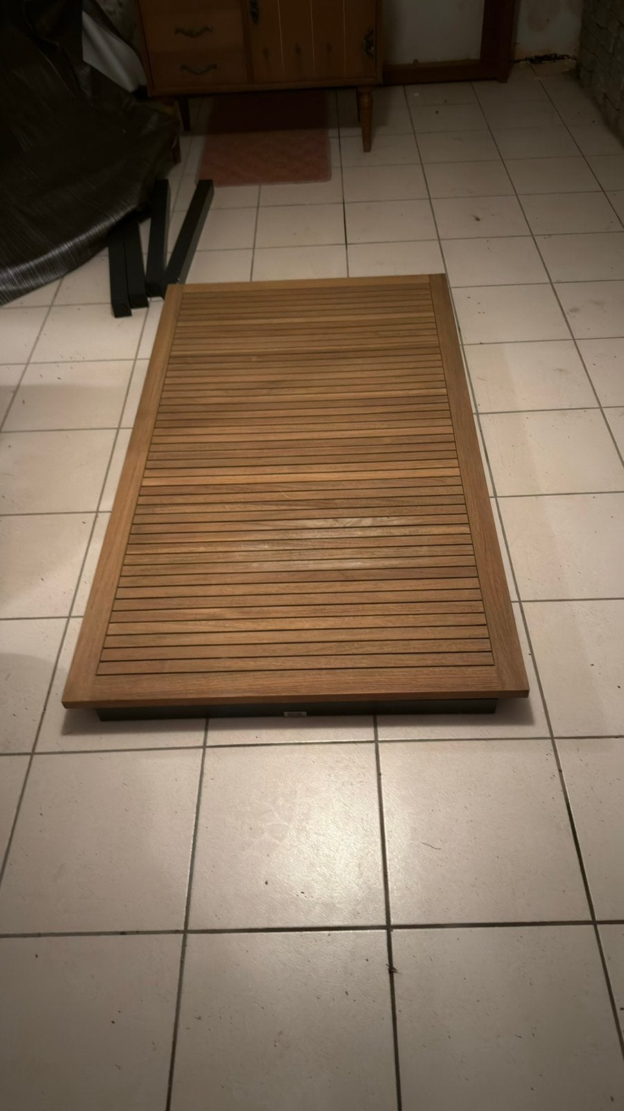 Bristol Tuintafel! Zwart Aluminium! Houtsoort: Polywood!, Enlèvement, Comme neuf, Rectangulaire, Aluminium