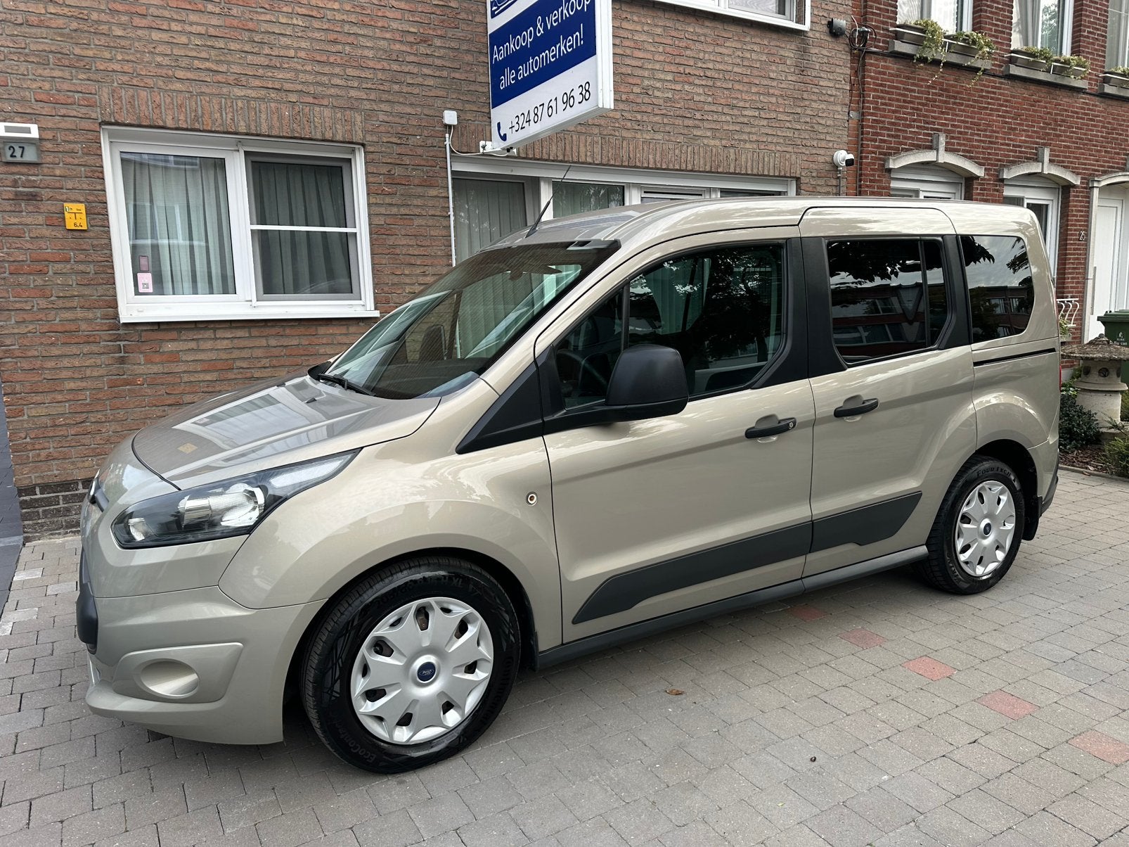 Ford Transit Connect 1.6tdci! Topstaat* Airco* Garantie!, Auto's, Voorwielaandrijving, Stof, Zwart, 4 cilinders