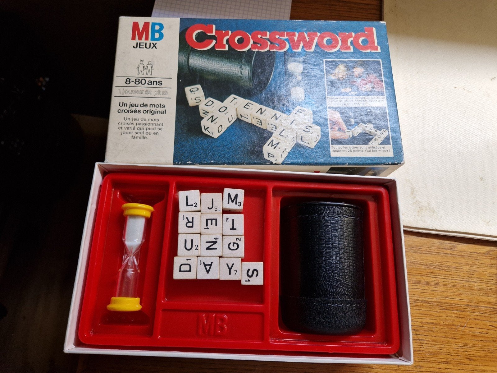 jeu mot croisés Crossword vintage, Enlèvement ou Envoi