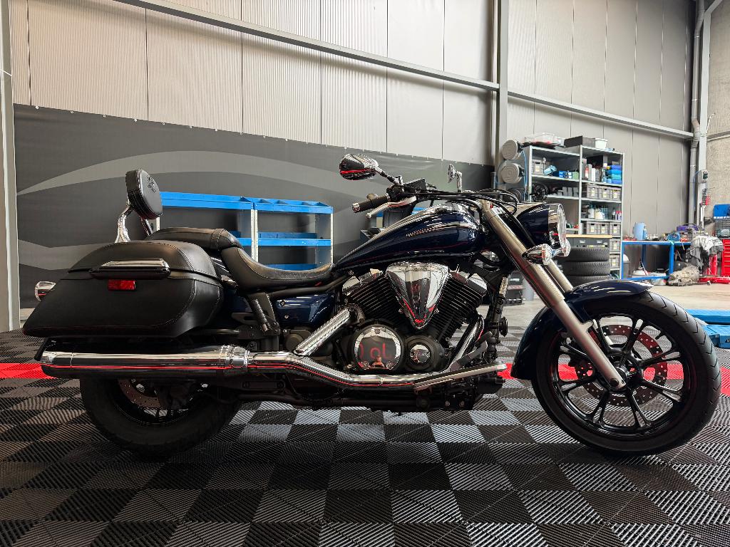 Yamaha XVS 950 Midnight Star/Rugsteun/Koffers/Druppellader/, Entreprise, Occasion, Chopper, 2 cylindres