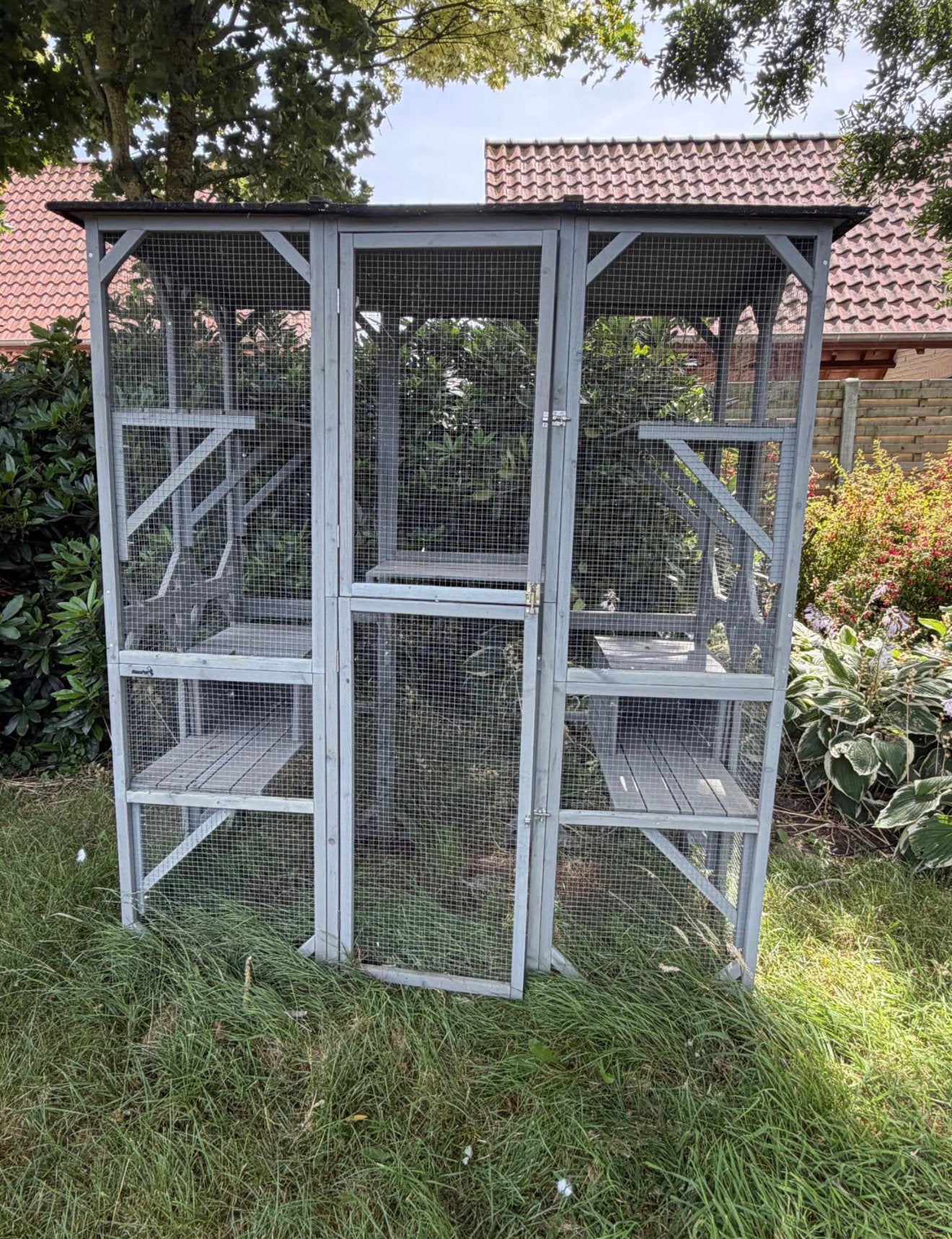 Kattenren buiten, Dieren en Toebehoren, Katten-accessoires, Ophalen, Zo goed als nieuw