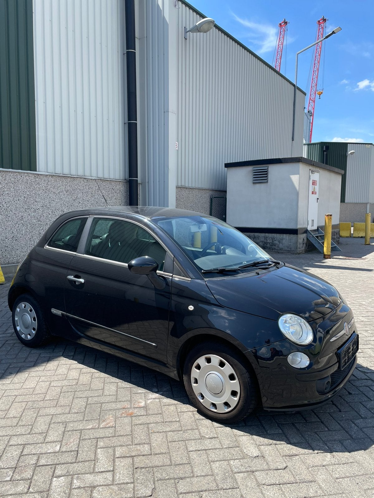 Fiat 500 1.2 Benzine | Automaat | Onderhoud, Auto's, Fiat, Automaat, Euro 5, Zwart, Bedrijf