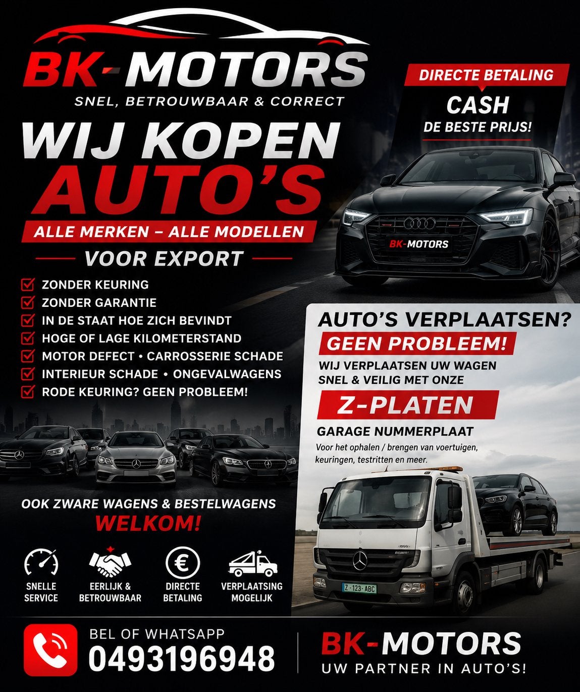 Autos opkoper en auto’s verplaatsen, Auto's, Particulier, Te koop
