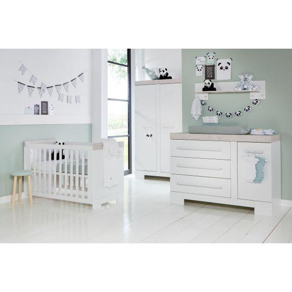 Baby-/kinderkamer TWF Futura (wit/beige), Kinderen en Baby's, Kinderkamer | Complete kinderkamers, Ophalen