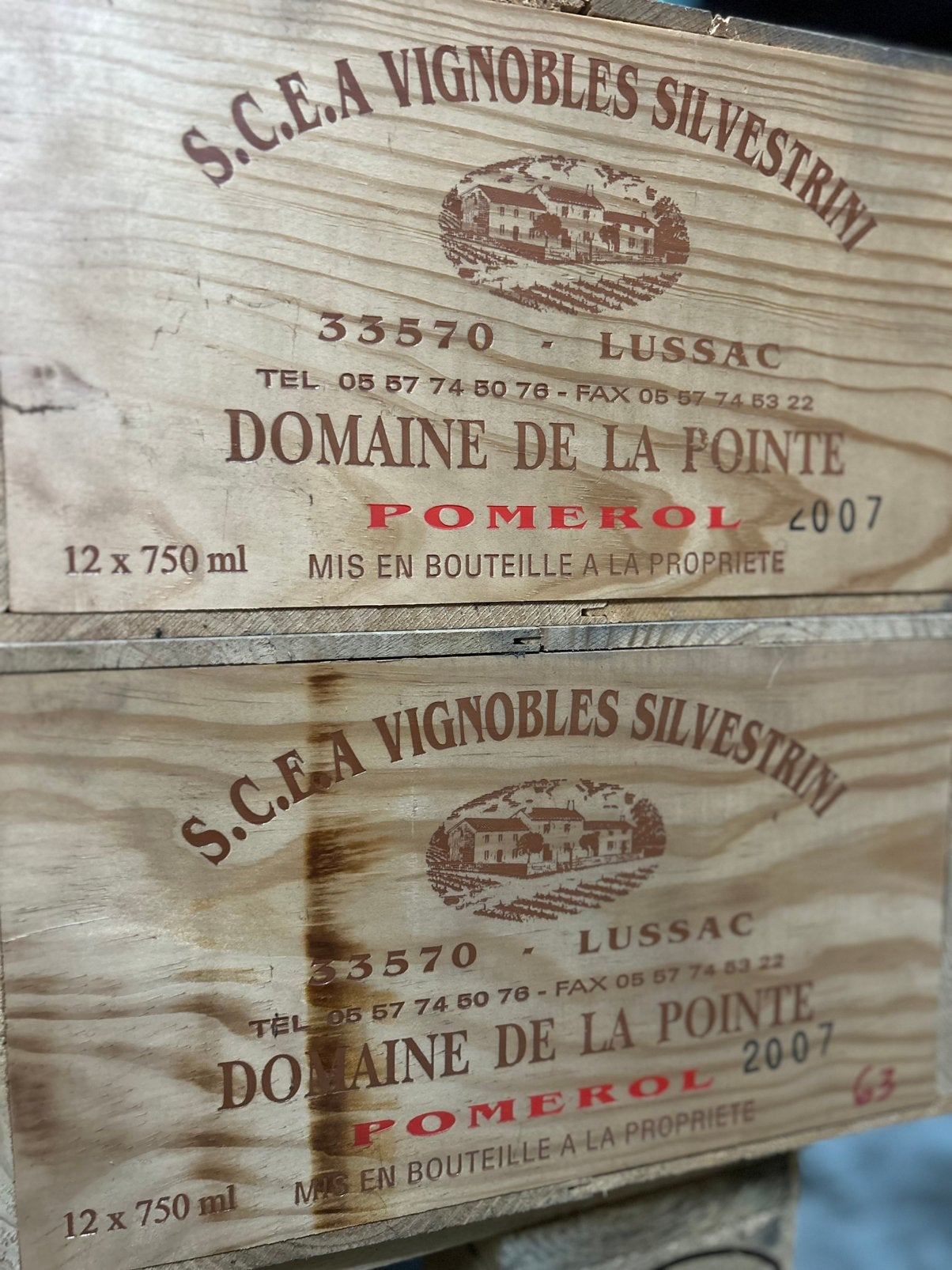 Domaine de la pointe 2007, Enlèvement, Comme neuf