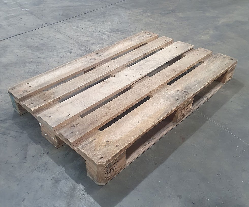 Euro pallets en wegwerp euro pallets, Doe-het-zelf en Bouw, Ophalen, Zo goed als nieuw, Pallet