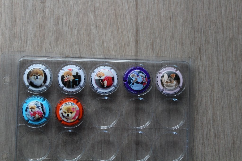 Capsules de champagne. Guillette Brest. Lot de 7, Enlèvement ou Envoi, Comme neuf