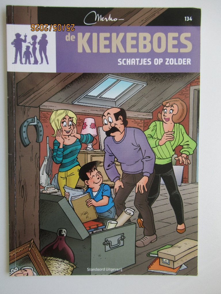 kiekeboes..nr.134...schatjes op zolder...........1st, Ophalen of Verzenden, Gelezen