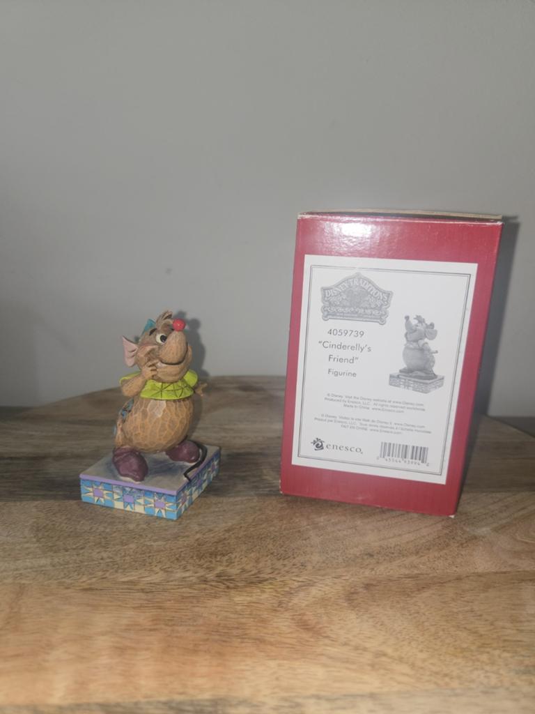 Signed Jim Shore Disney Traditions Cinderella’s Friend, Enlèvement ou Envoi