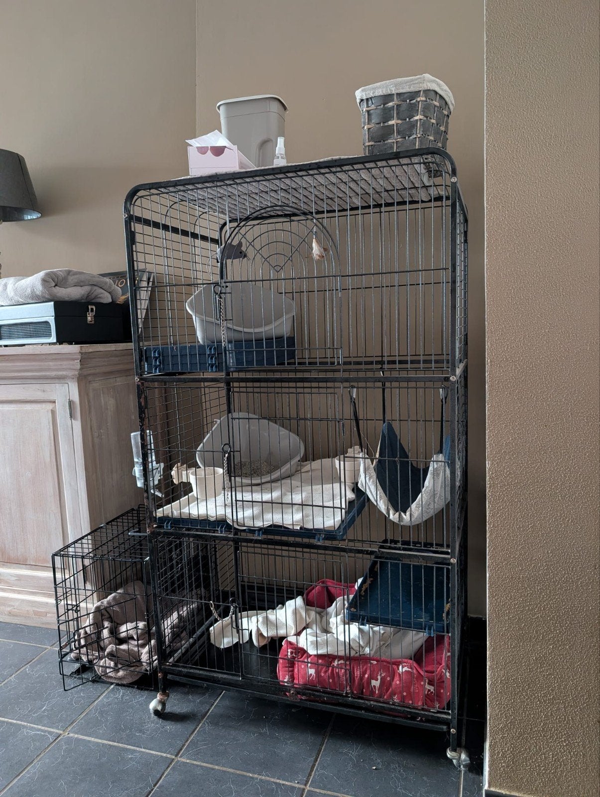 Fretten/rattenkooi, 90 cm ou plus, Cage, Enlèvement, Utilisé