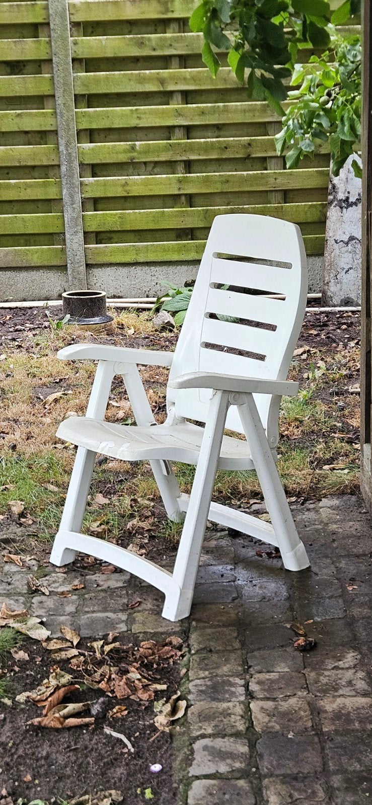 PVC tuinstoelen 6 stuks, Jardin & Terrasse, Chaises de jardin, Enlèvement, Ajustable