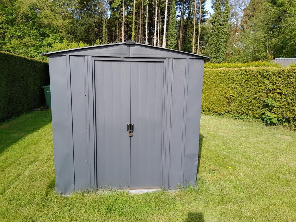 Petit abri de jardin en acier galvanisé Spacemaker, Enlèvement