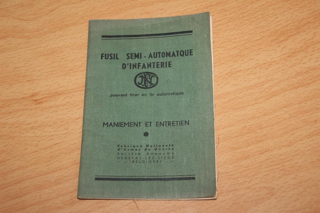 ABL Manuel "Fusil semi-Automatique d'Infanterie", Collections, Envoi, Armée de terre, Livre ou Revue